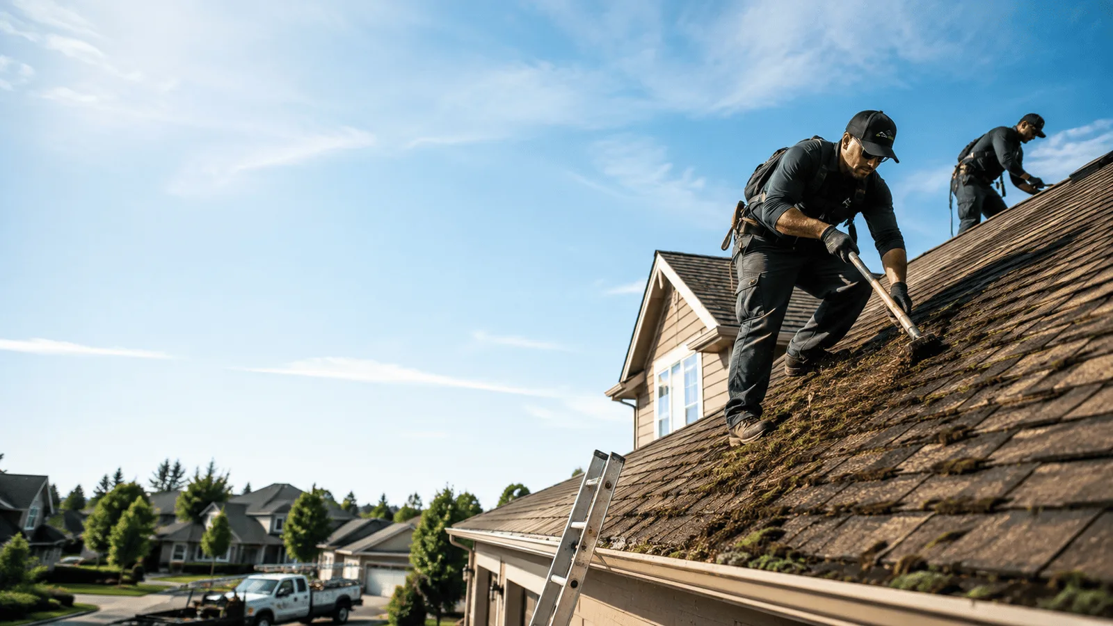 Roof Moss Removal in Gilman, CT near me
